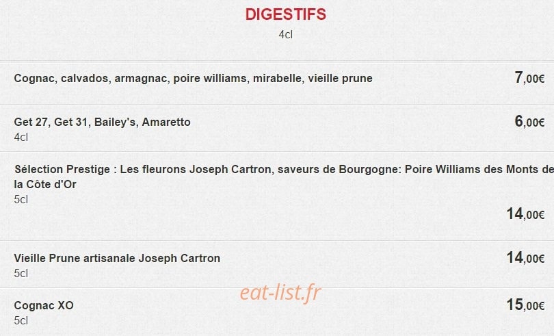 Les Petits Plats — carte page 6