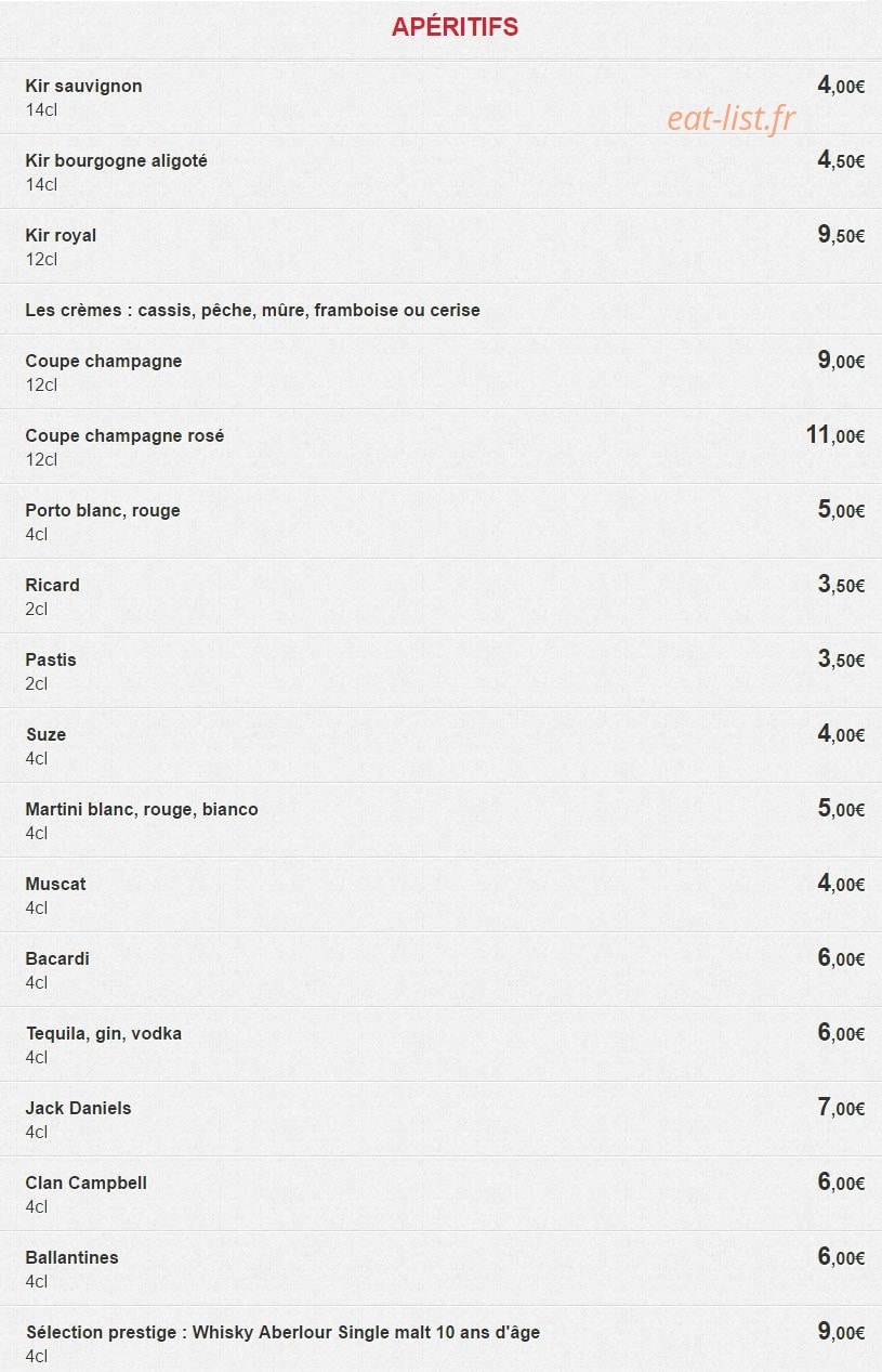 Les Petits Plats — carte page 4