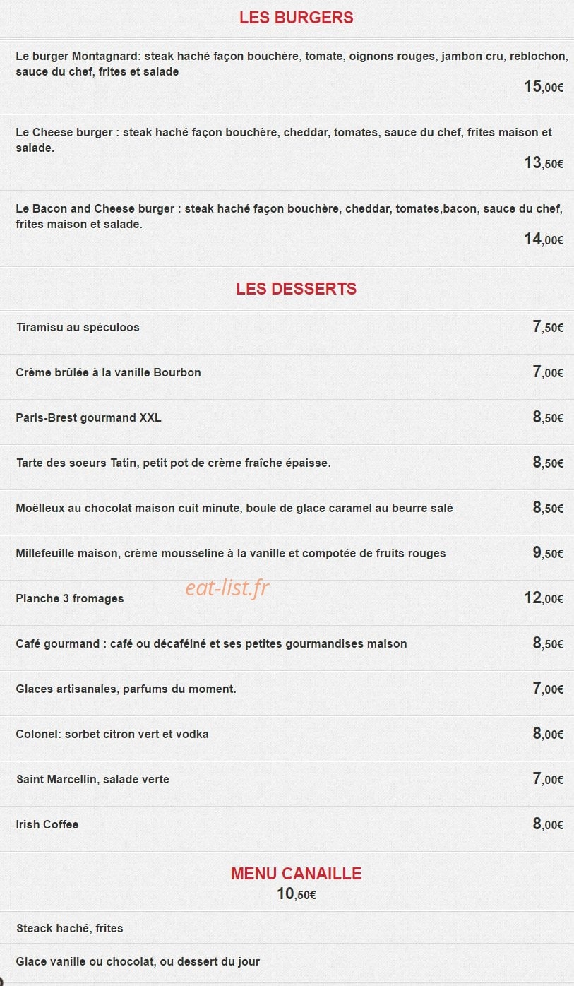 Les Petits Plats — carte page 2