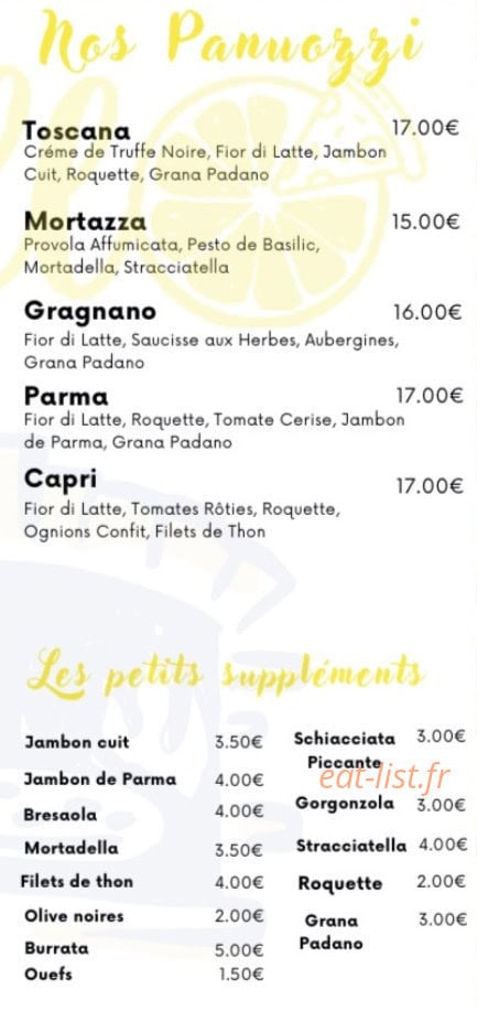 Limoncello — carte page 4