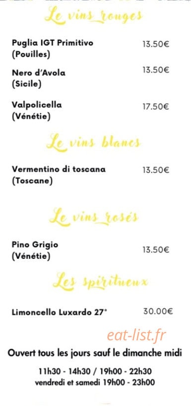 Limoncello — carte page 6