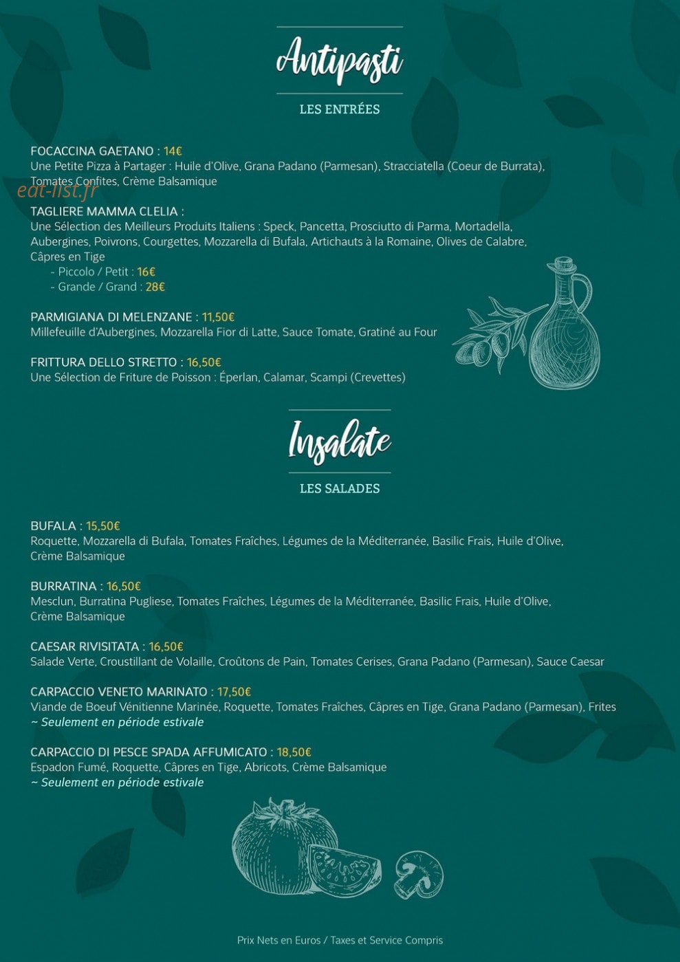 Mamma Clelia — carte page 2