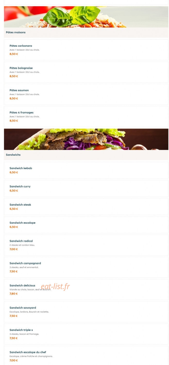 Pizz N Tacos — carte page 11