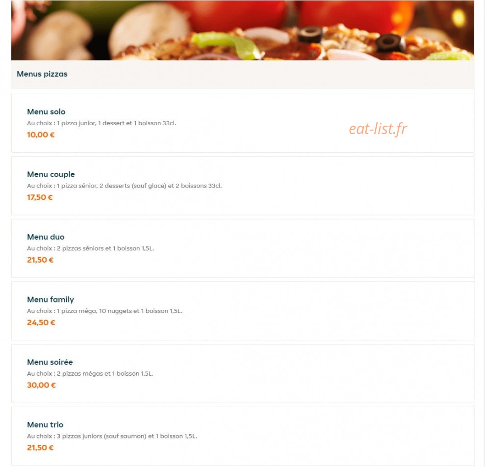 Pizz N Tacos — carte page 3