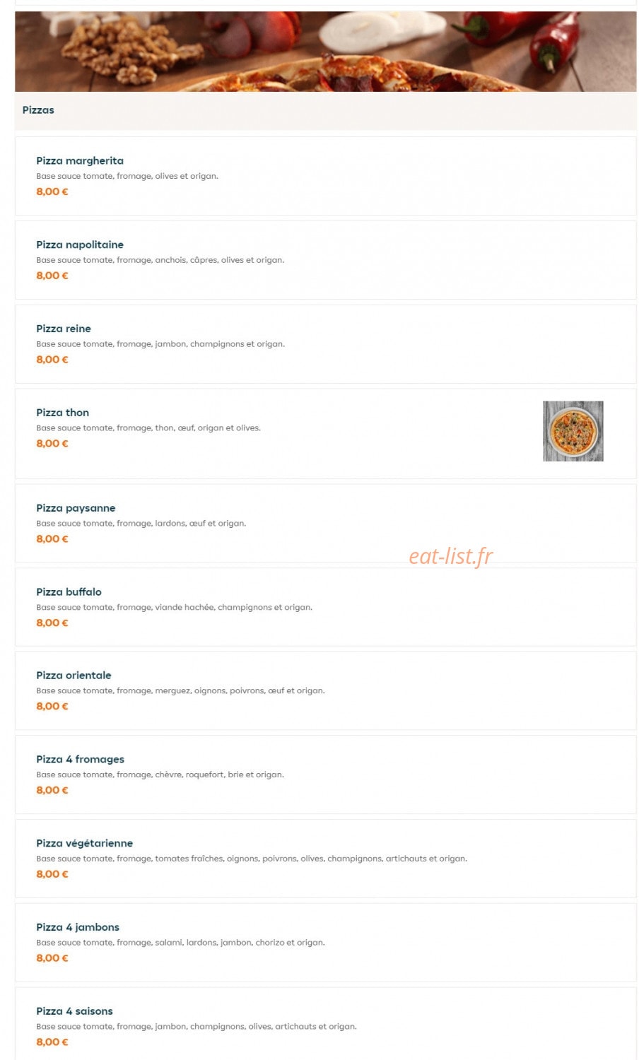 Pizz N Tacos — carte page 8