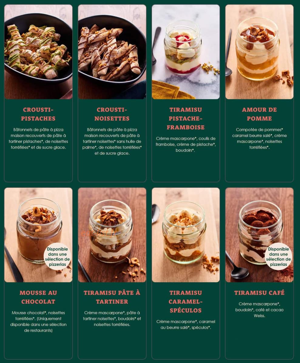 Pizza Cosy — carte page 7
