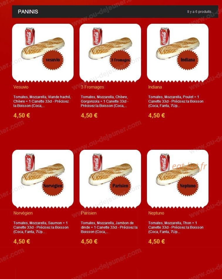 Pizza Theo — carte page 7