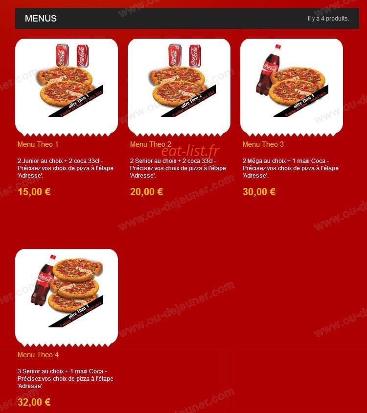 Pizza Theo — carte page 8