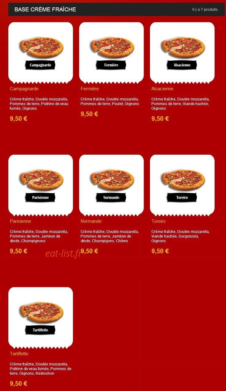 Pizza Theo — carte page 3