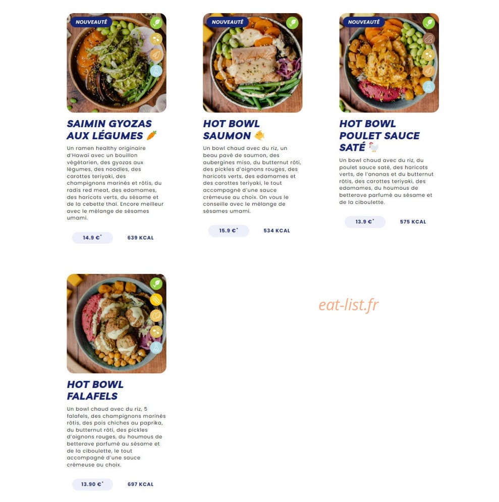 Pokawa — carte page 3