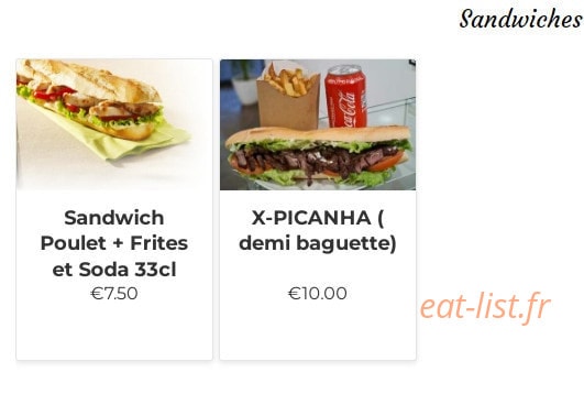 Poulet Alliance — carte page 3