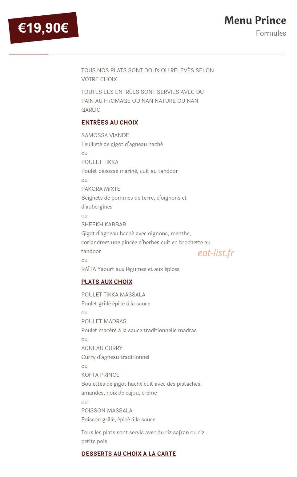 Prince — carte page 7