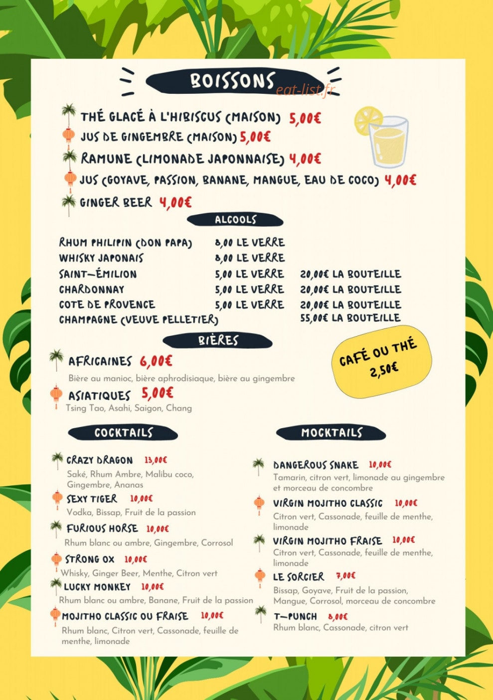 Savane & Mousson — carte page 6