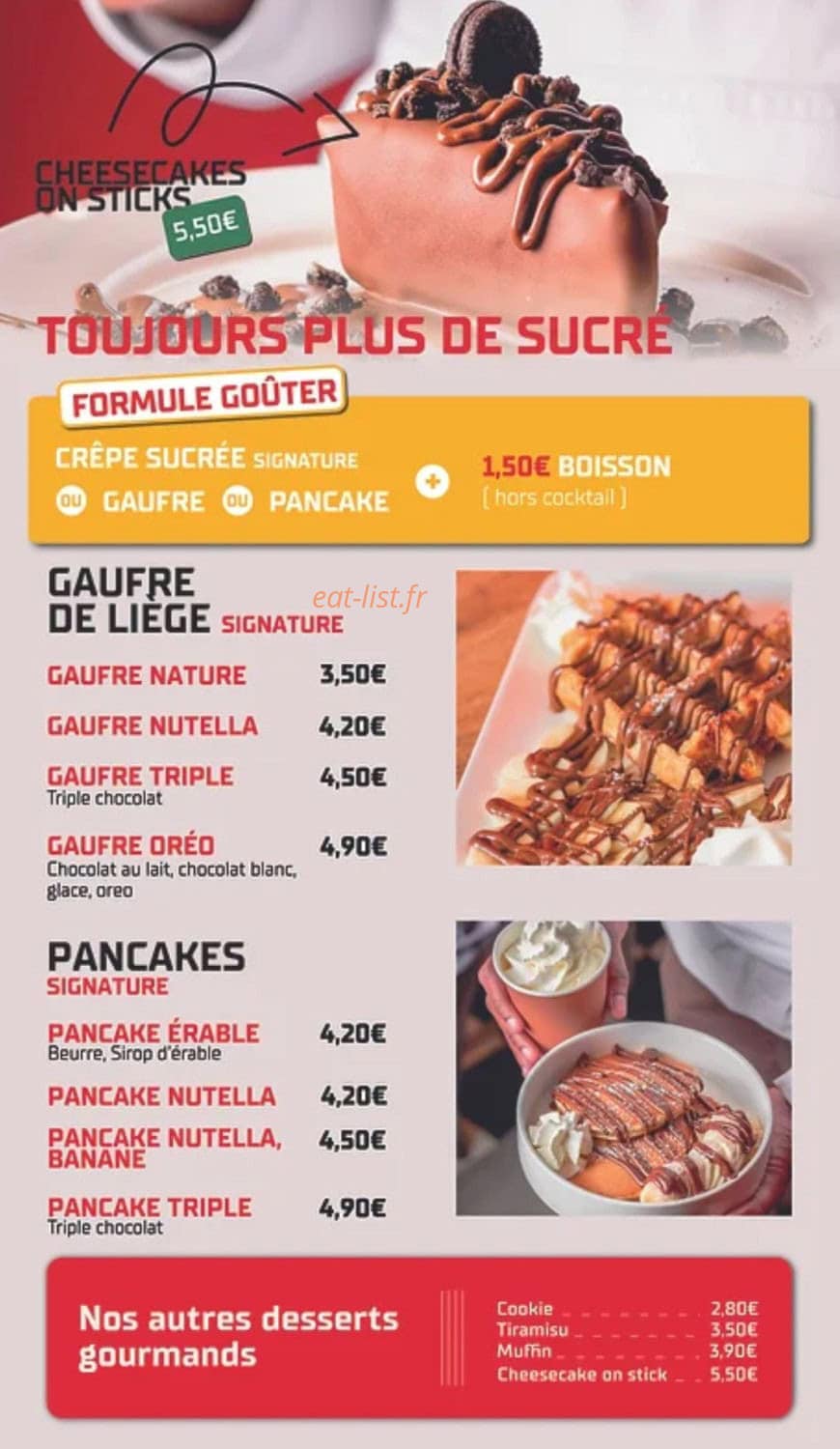 Brothers Crêpes & Café — carte page 3