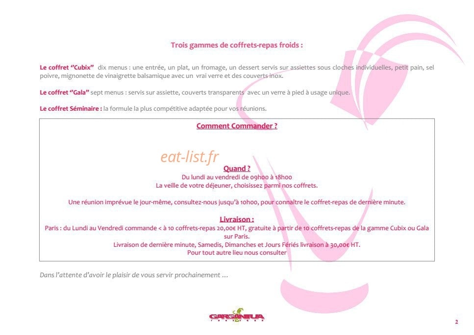 Gargantua — carte page 2