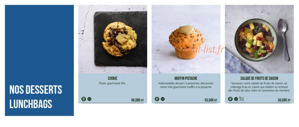 Instant-Lunch — carte page 14