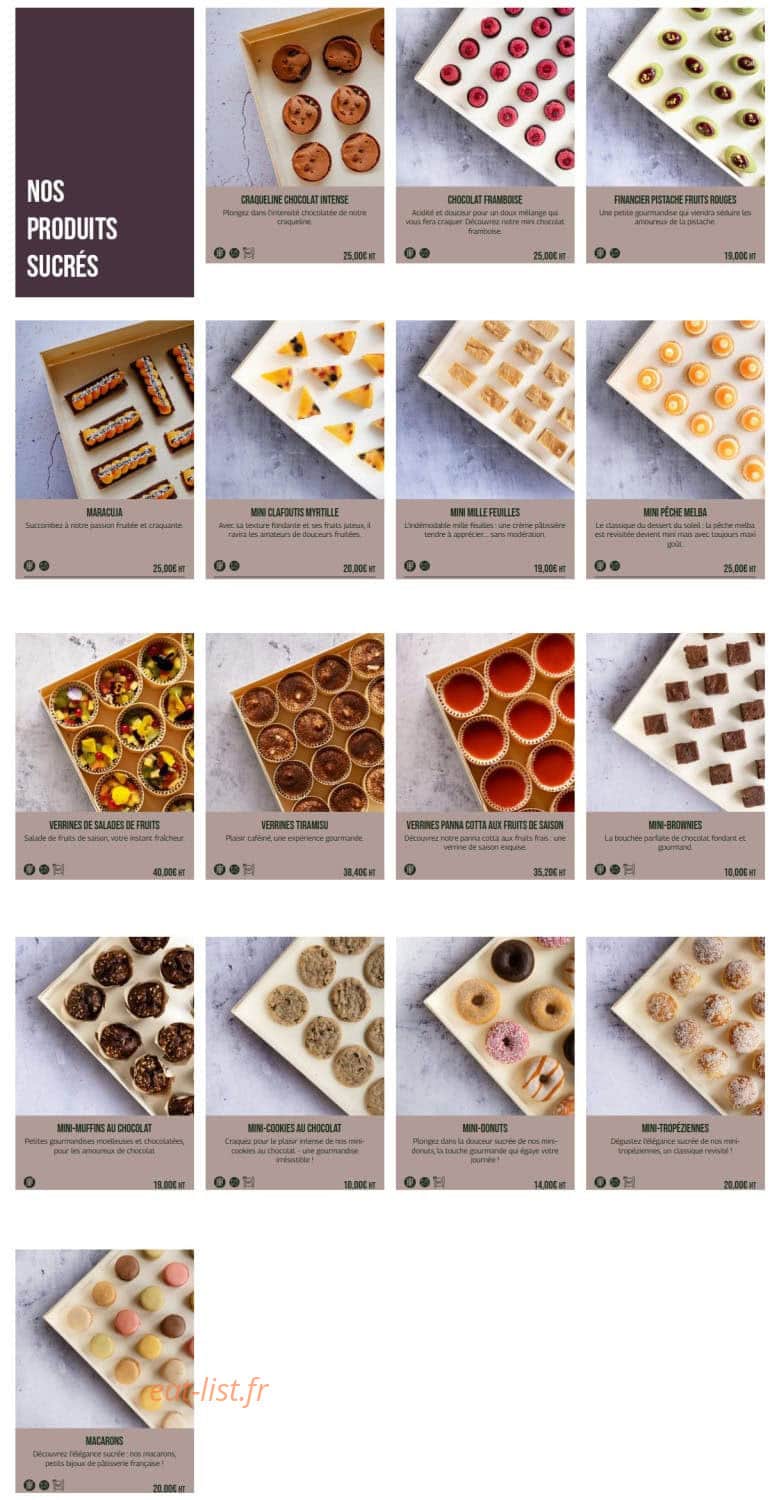 Instant-Lunch — carte page 22