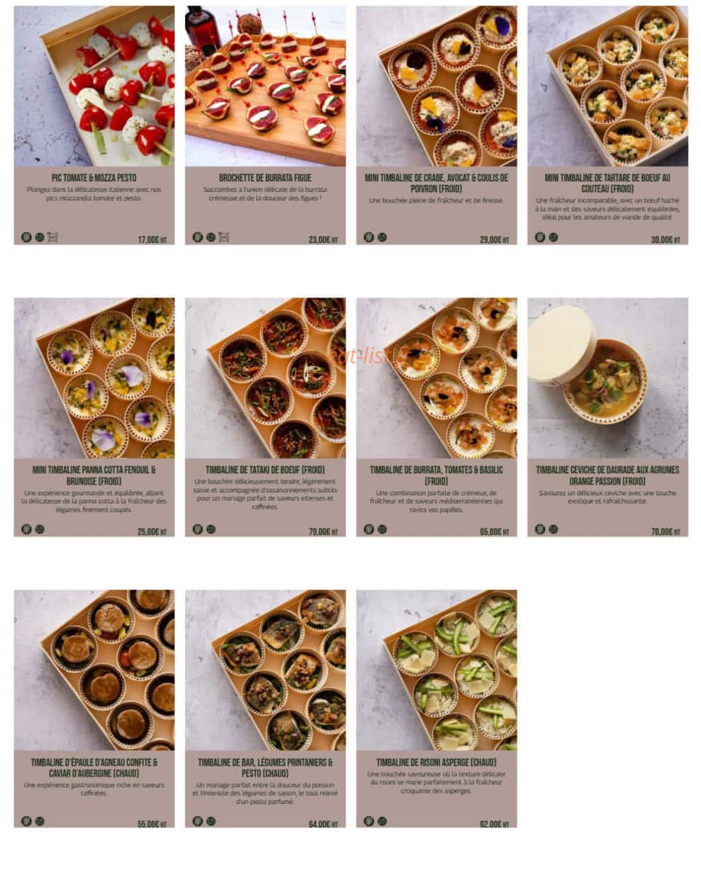 Instant-Lunch — carte page 24