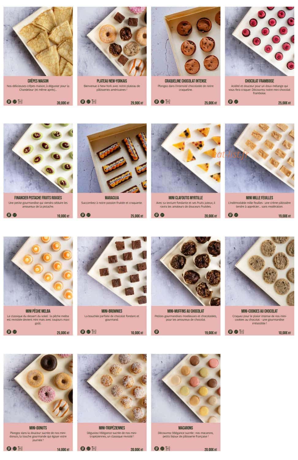 Instant-Lunch — carte page 18