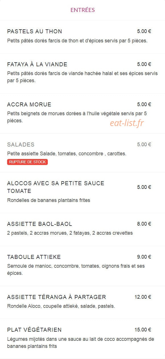 Le Baol Baol — carte page 1