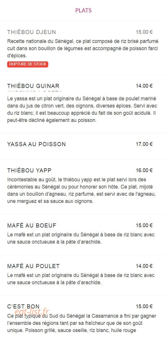 Le Baol Baol — carte page 2