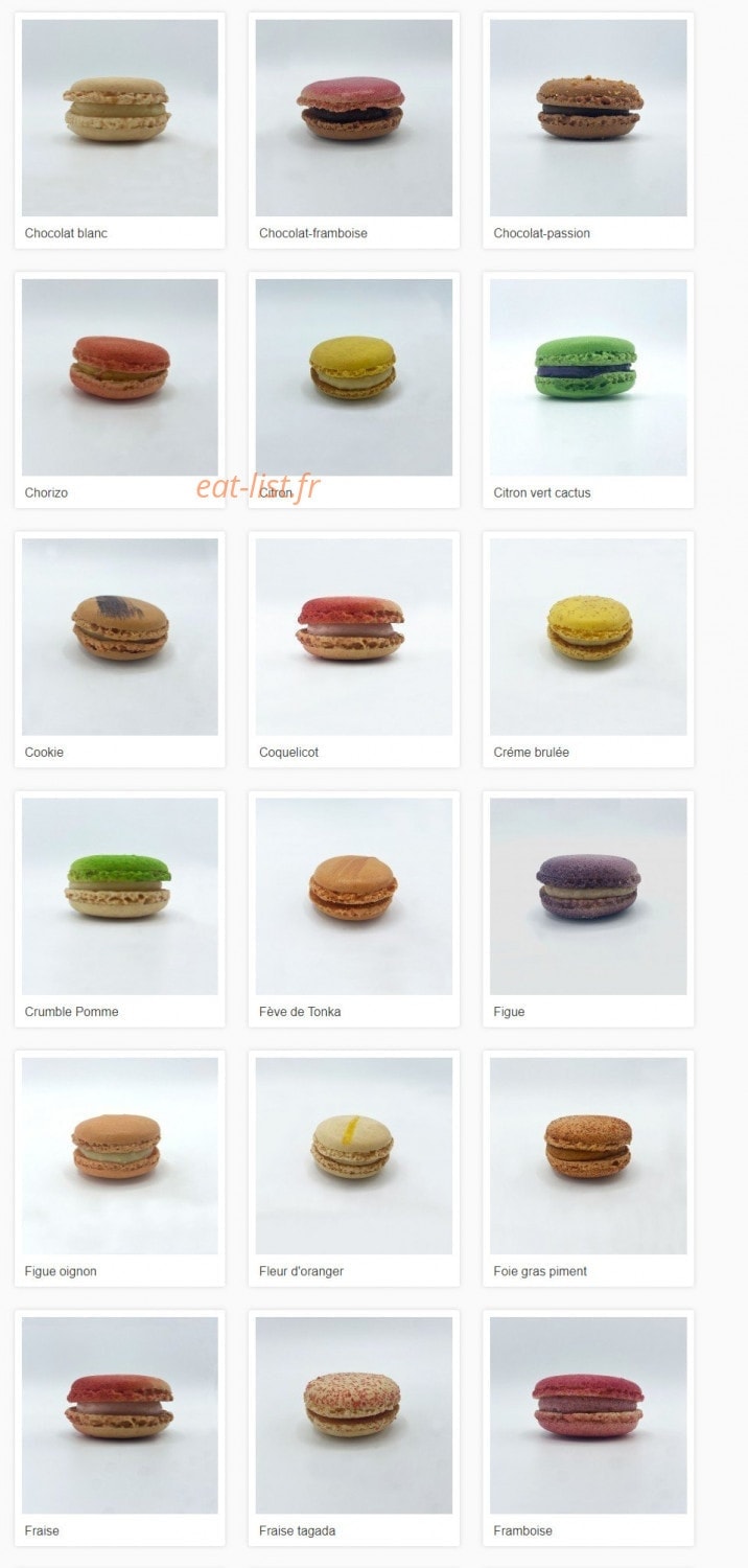 Le Monde du Macaron — carte page 5