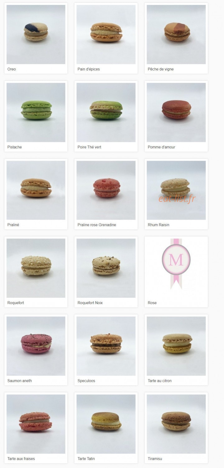 Le Monde du Macaron — carte page 7