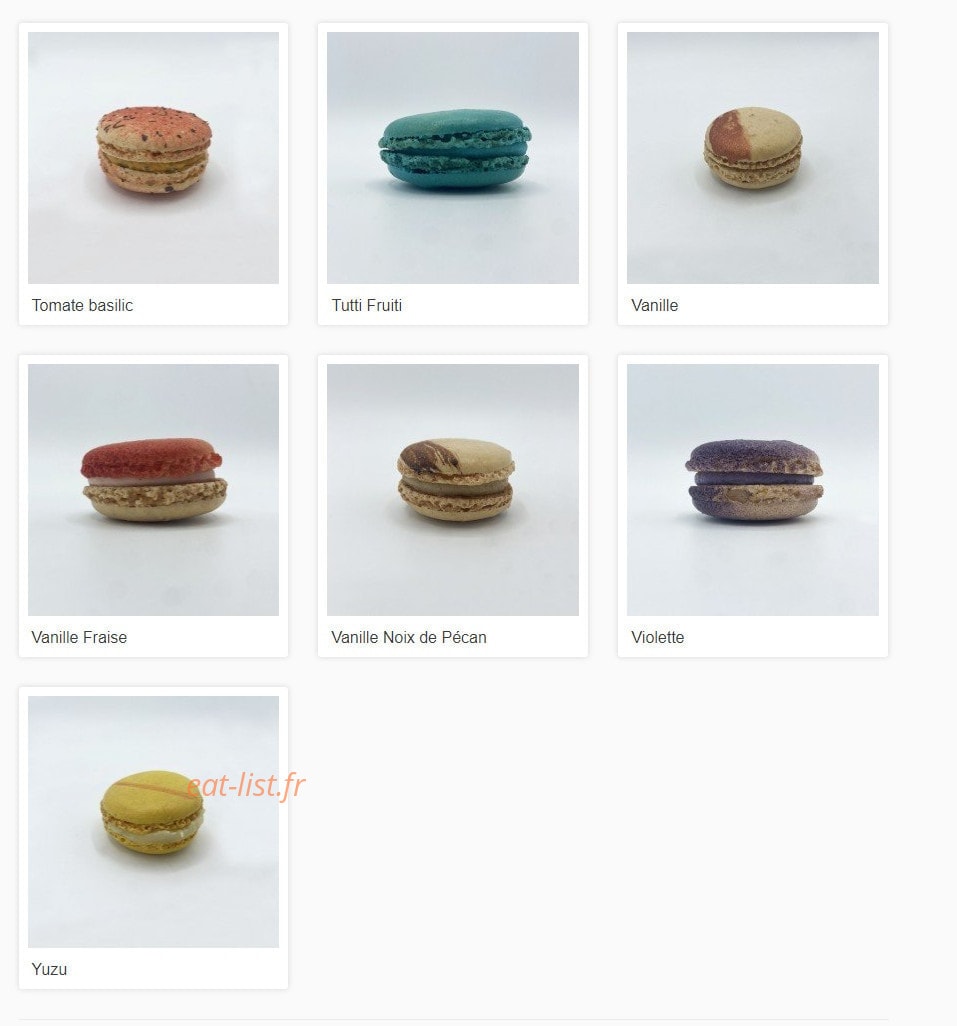 Le Monde du Macaron — carte page 8