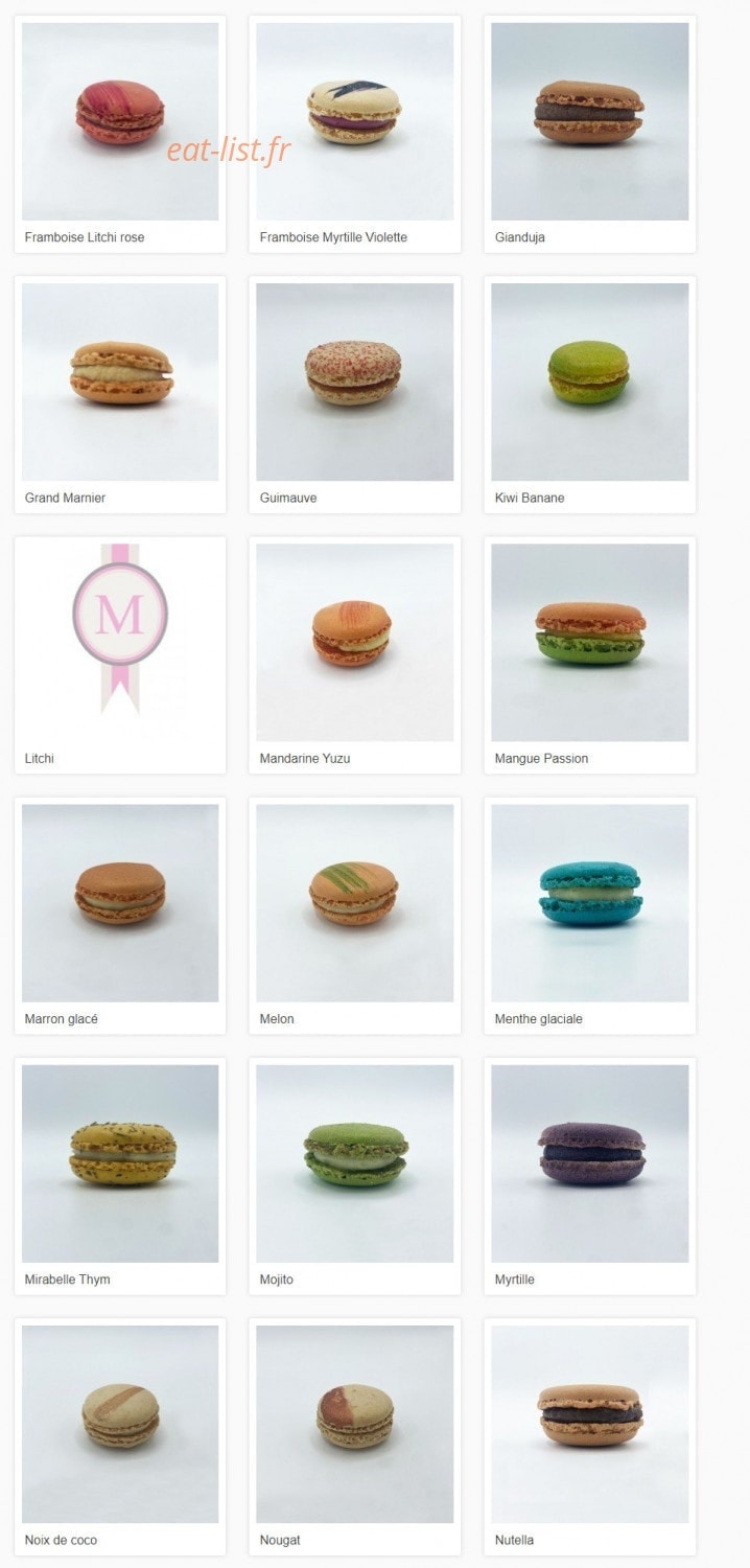 Le Monde du Macaron — carte page 6