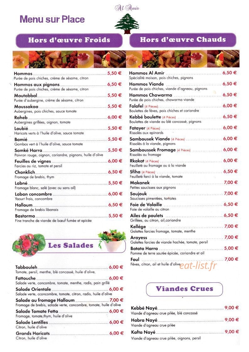 Al Amir — carte page 5