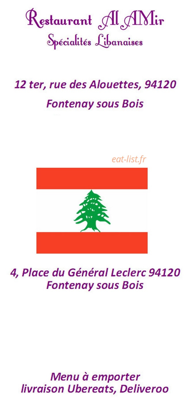Al Amir — carte page 1
