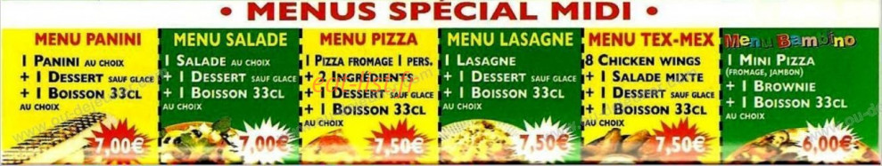 Allo Pizza Rapido — carte page 4