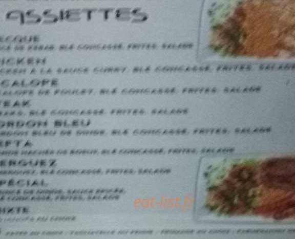 Ifood — carte page 1
