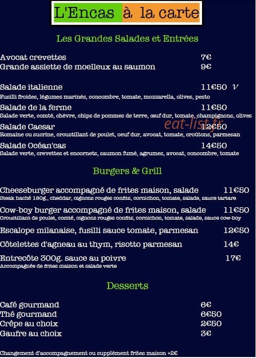 L'encas — carte page 2