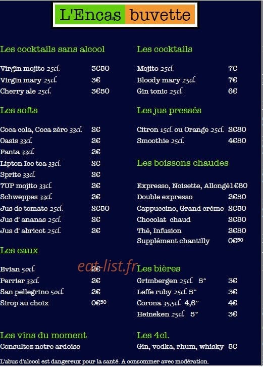 L'encas — carte page 4