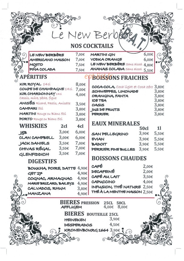 Le New Berbère — carte page 8