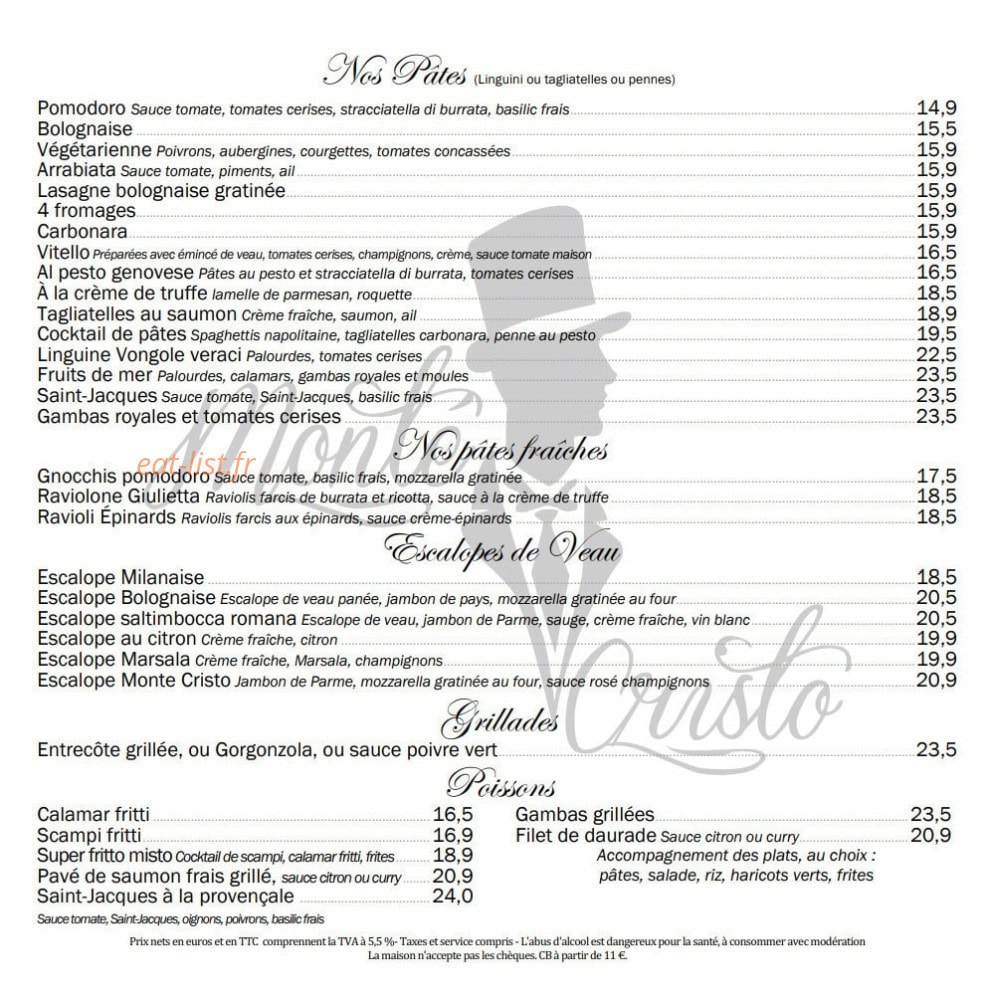 Monte Cristo — carte page 3