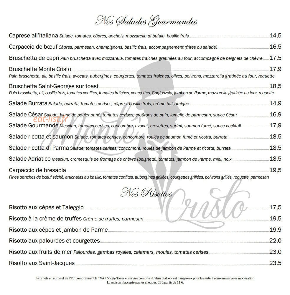 Monte Cristo — carte page 2