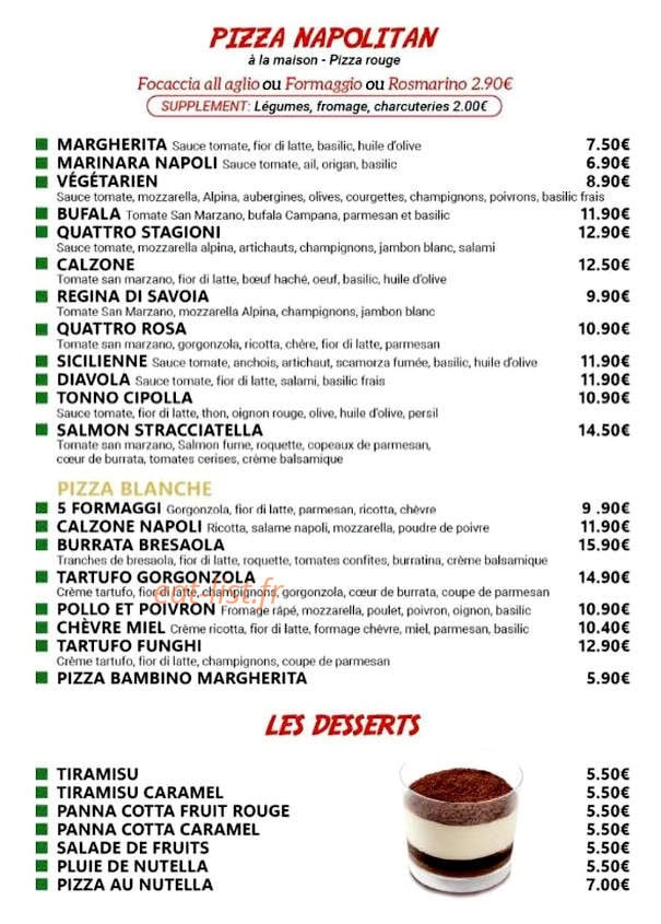 Pasta Presto — carte page 3