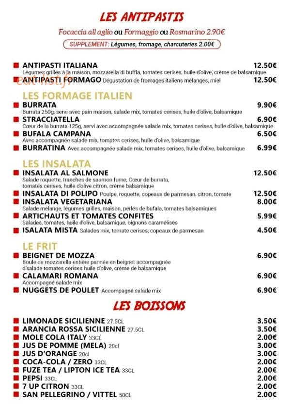 Pasta Presto — carte page 4