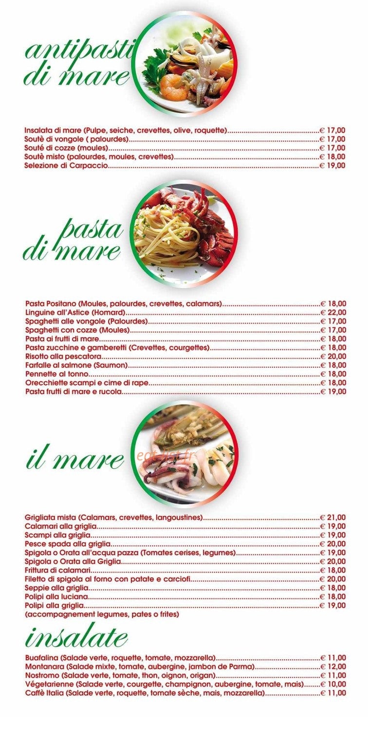 Caffe Italia — carte page 3