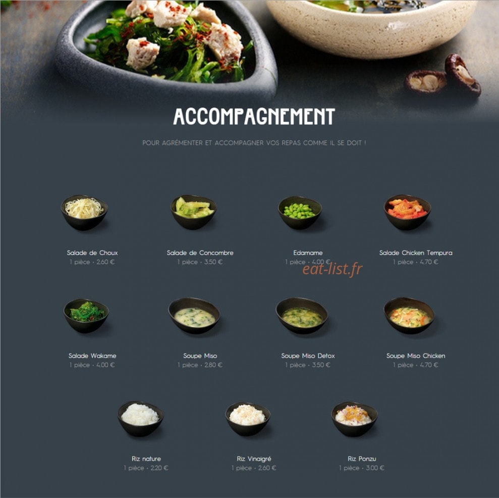 Côté Sushi — carte page 5