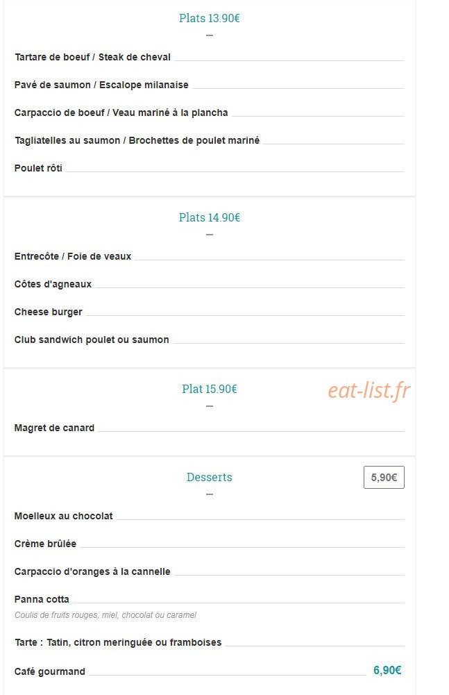 Du Côté de Chez Fred — carte page 2