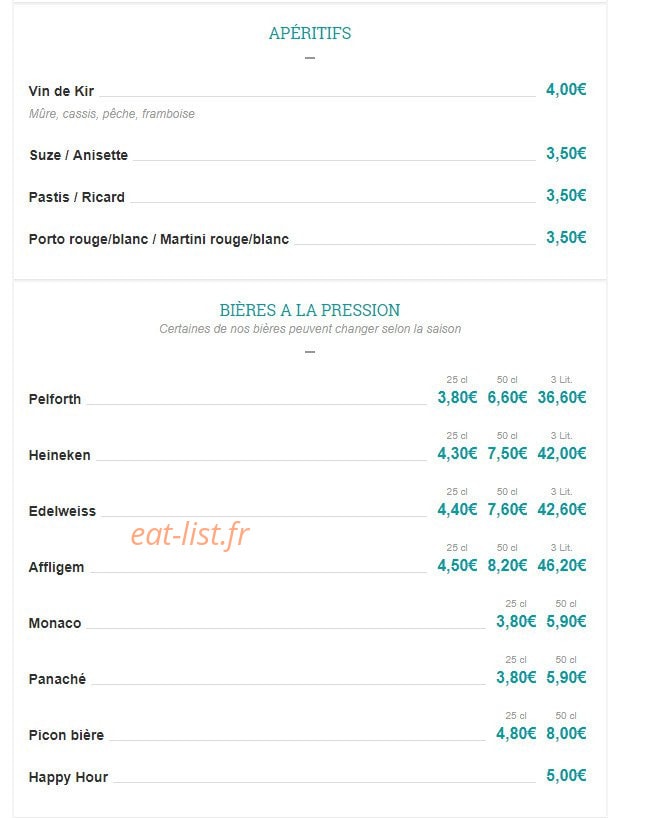 Du Côté de Chez Fred — carte page 4