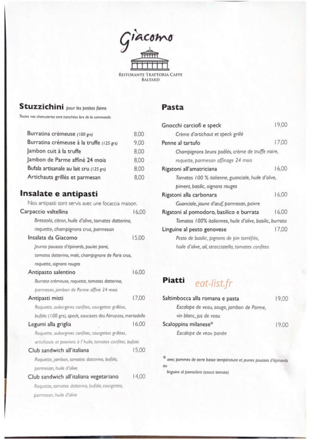 Giacomo — carte page 3
