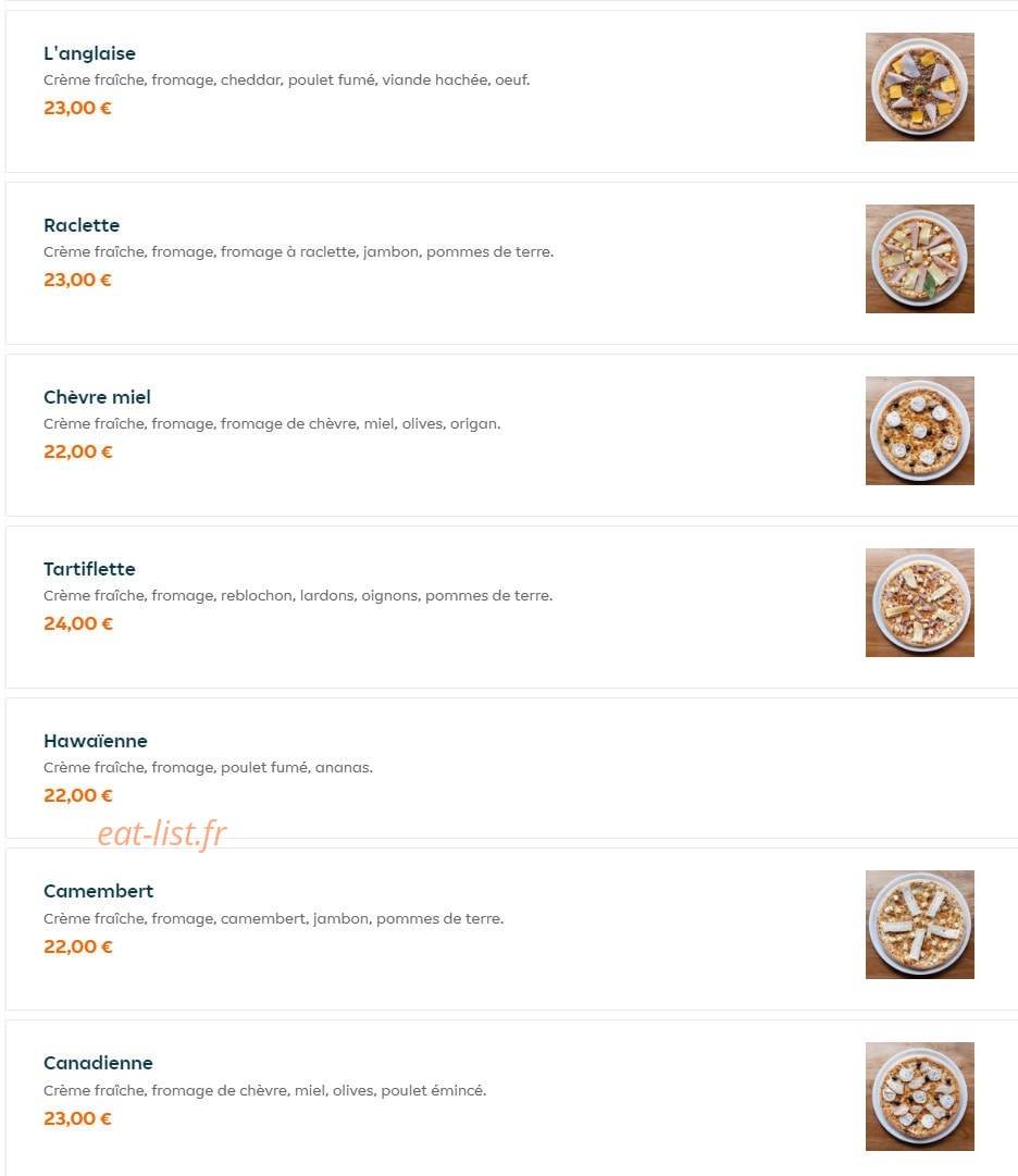 Hotimes Pizza — carte page 10