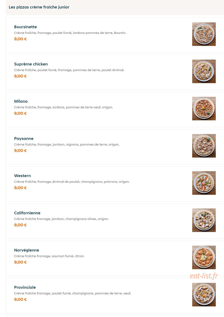 Hotimes Pizza — carte page 17