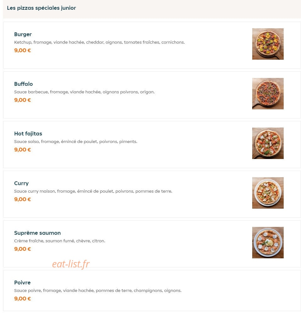 Hotimes Pizza — carte page 19