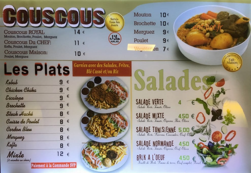 L'assiette express — carte page 2