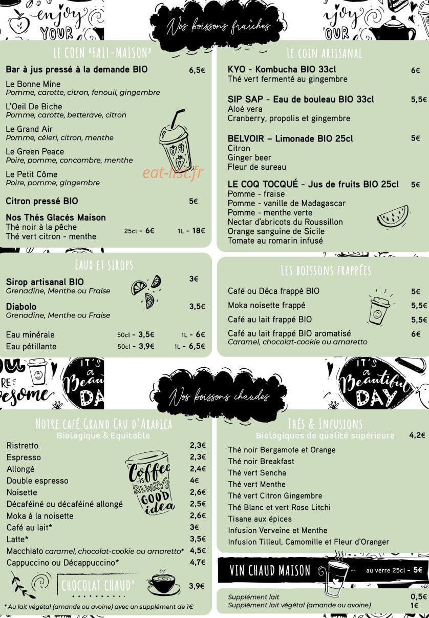 Le Chamboule Tout — carte page 4